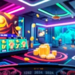 Engaging visual of the ck999 game interface showcasing popular crypto casino games and live dealer options for online players.