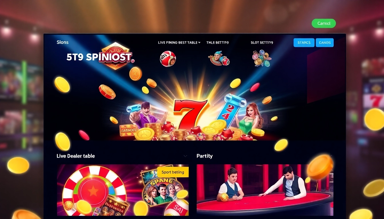 Engaging image of ck4444 com gaming interface with slots, live casino, and sports betting action, emphasizing a sleek and immersive experience for online players.
