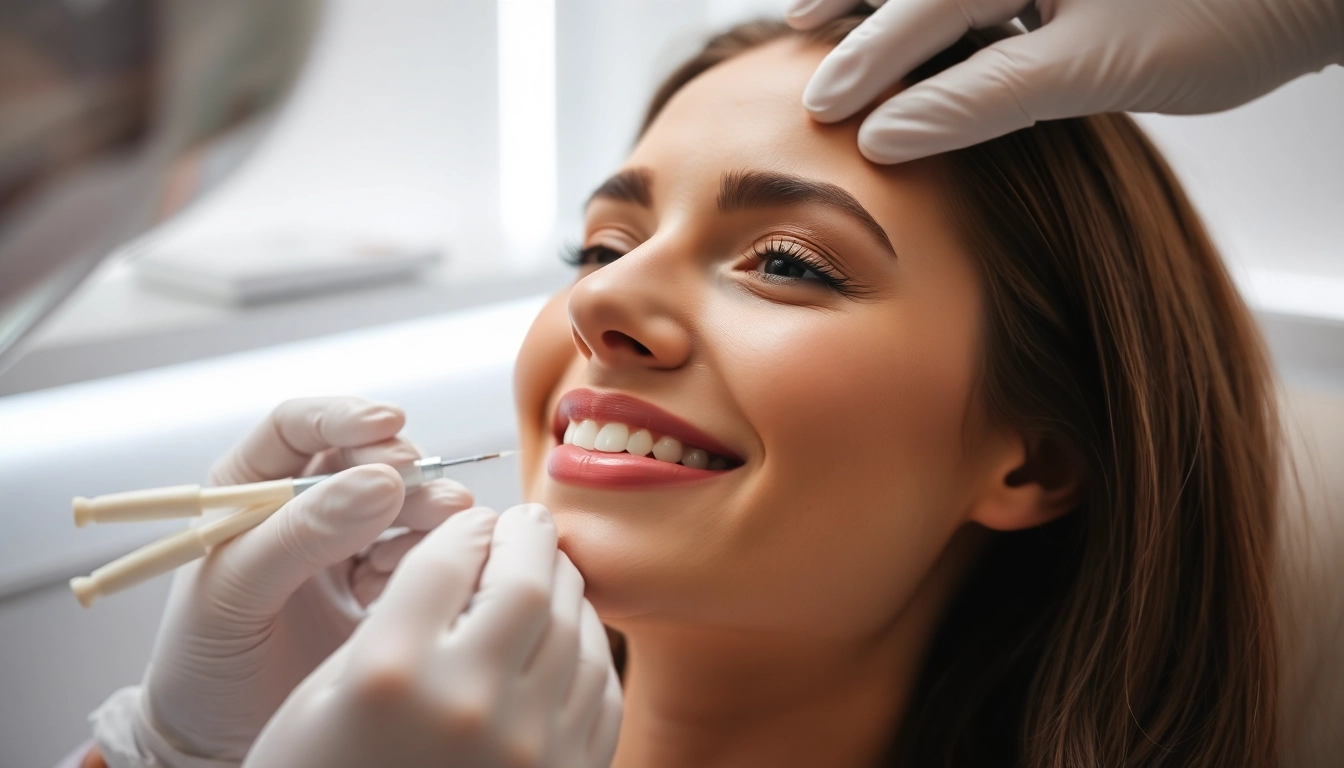 Botox Zürich professional injection in a modern clinic, showcasing natural facial rejuvenation for a youthful look, with expert care.