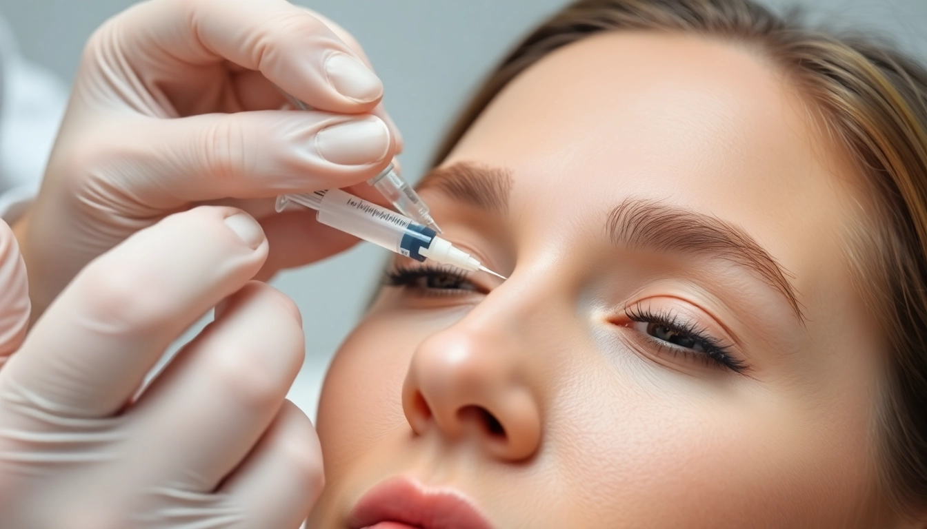 Botox Behandlung: Fachgerechte Injektion für glatte, jünger wirkende Haut.