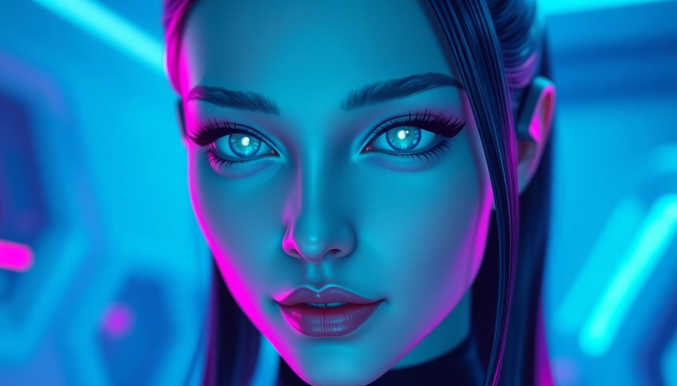 AI girlfriend interaction showcasing a realistic virtual partner engaging in a personalized chat, highlighting emotional and unfiltered conversations.