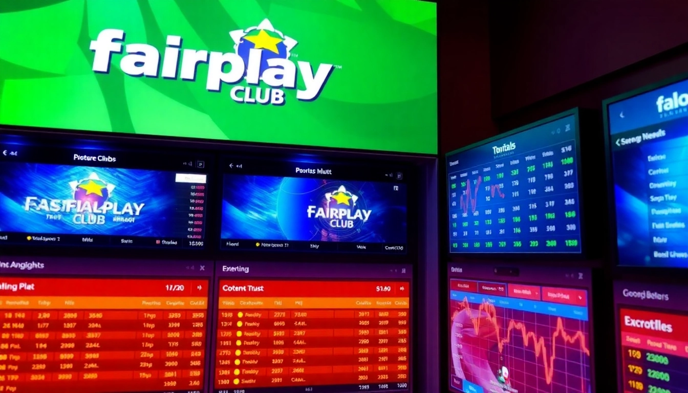 Engaging visual of the fairplay club online betting platform with active betting slips and interface for user engagement, emphasizing trust and excitement in sports betting.
